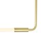 Cwi Lighting Hoops 2 Light LED Chandelier With Satin Gold Finish 1273P40-2-602-RC - alternate 3